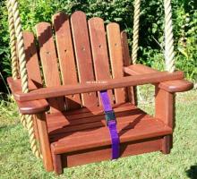 Sun Burst Sapele Kids Seat Swing