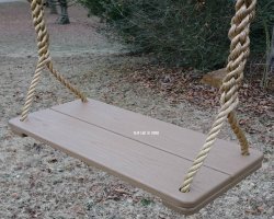 Composite Brown Tree Swing