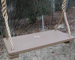 Composite Brown Tree Swing